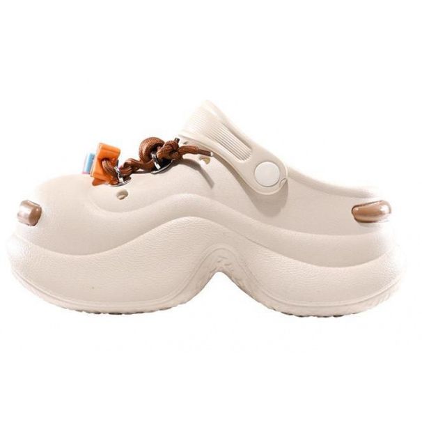 Smiley Face Hole 1 Sommer-Sandalen mit dicker Sohle, die die Körpergröße erhöhen, mit großem Kopf, Strandsandalen, rutschfeste Gartenpantoffeln_voghion.com