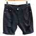 Ropa para hombre, moda callejera, pantalones cortos vaqueros blancos rotos, ropa informal de verano para hombre_voghion.com