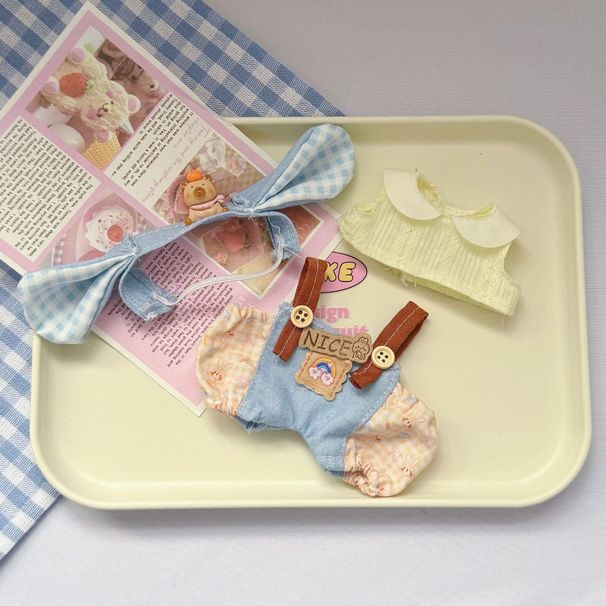 Dolls Accessories Clothes Only 15 17cm Blind Box Sit And Sit Party Clothes Doll Cowboy Hat Strap_voghion.com