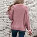 Women's Knit Sweater With Bow Tie Detail - Oversized Casual Long Sleeve Pullover For Fall & Winter_voghion.com