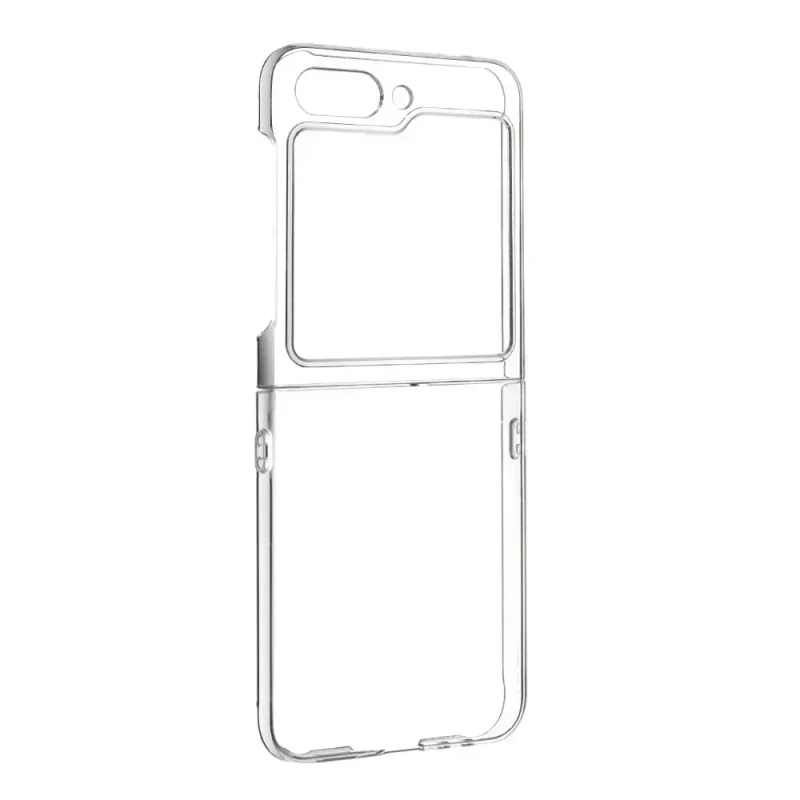 Custodia per cellulare Samsung Galaxy Z Flip 6 5 4 con cerniera di protezione, copertura completa, rigida in PC antiurto, sottile e trasparente._voghion.com