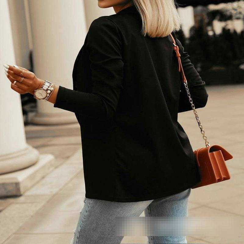 Klassischer Damenblazer – Schmal geschnittene Jacke für Büro und Freizeit in 6 Farben (S-2XL)_voghion.com