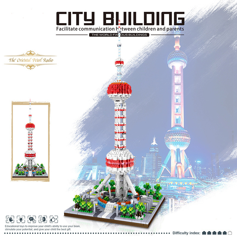 Building & Construction Toys Compatible With Lego Building Blocks, Tiny Particles, Creative Educational Toys, Street View Building Series_voghion.com