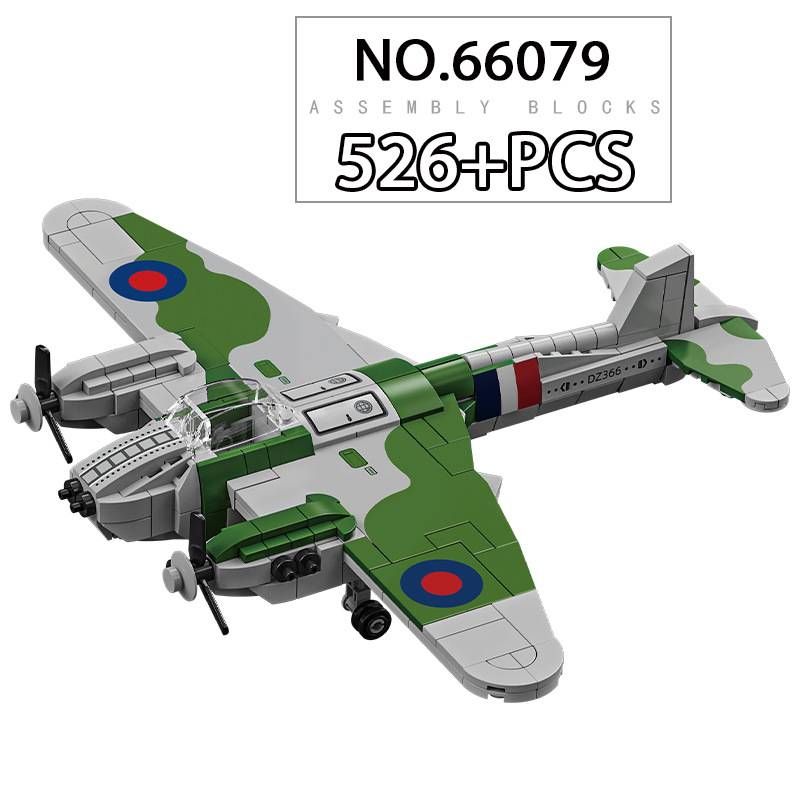 Mosquito WWII Wooden Wonder Fighter Building Blocks Model Kit Historical Aircraft For Adults & Collectors_voghion.com