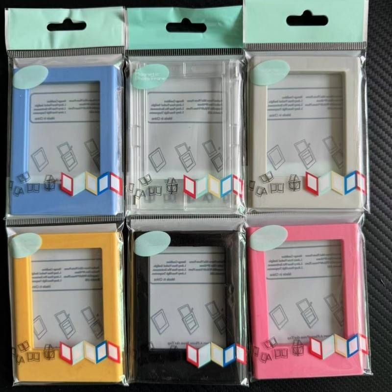 3 Inch Horizontal Magnetic Photo Frame, Photo Display, Record Beautiful Moments, Suitable For Office, Kitchen, Living Room, Bedroom Decoration._voghion.com
