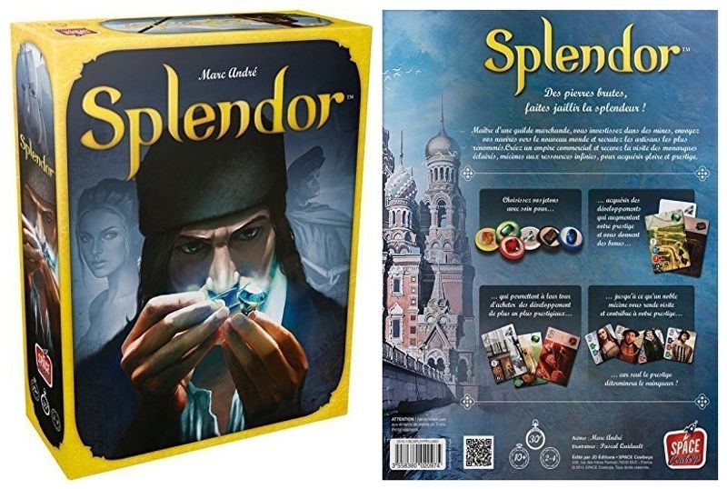 Newest Splendor Board Game For 2-4 Player Investment & Financing Game Send English Instructions_voghion.com