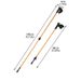 Two-Section Aluminum Alloy Double Board Snow Pole Multi-Functional Ski Portable Climbing Stick Shock-Absorbing Cane_voghion.com