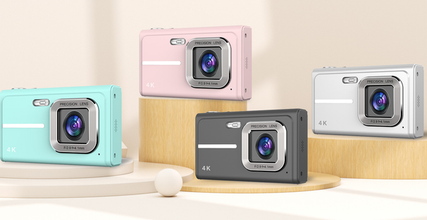 Telecamera CCD digitale HD doppia per studenti, piccola, da viaggio, per ingresso nel campus_voghion.com