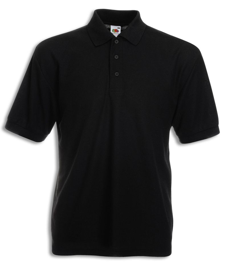 Men's Solid Color Simple Button Collar Short-Sleeved Polo Shirt Loose Casual Sports _voghion.com