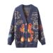 Ladies new versatile lazy style fashionable cartoon bear sweater jacket_voghion.com