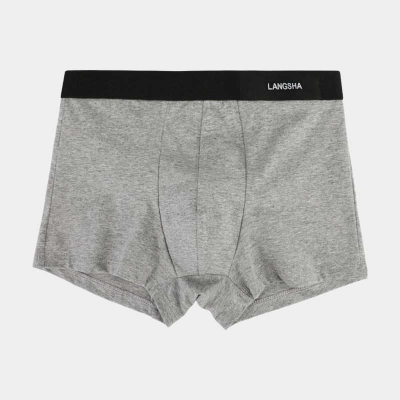 Men's Underwear Summer Pure Cotton Boxer Briefs Mid Waist Sports Breathable Thin Boys' Boxer Shorts_voghion.com