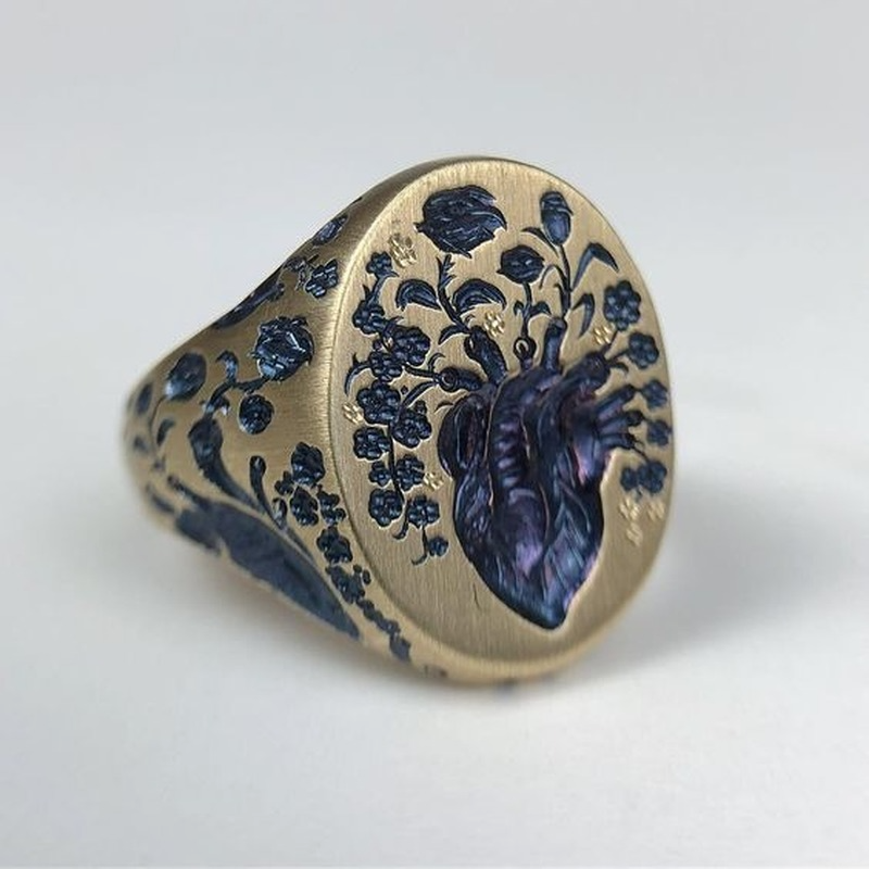 Prêt Stock 2024 Tendance Personnalisé Fleur Style Élégance Rétro Bague Bagues Femme Bague Femme Bijoux Femme Bijoux Bijouterie_voghion.com
