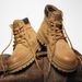 Men's Martin Boots Inner Height Increase Thick-soled Kick Does Not Break Outdoor Mountaineering Tooling Shoes Mid-top Height - Version Leather_voghion.com