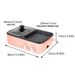 Electric Hot Pot With Grill, 2 In 1 Multifunction Nonstick Griddle And Hot Pot,Separate Dual Temperature Control - Pink_voghion.com