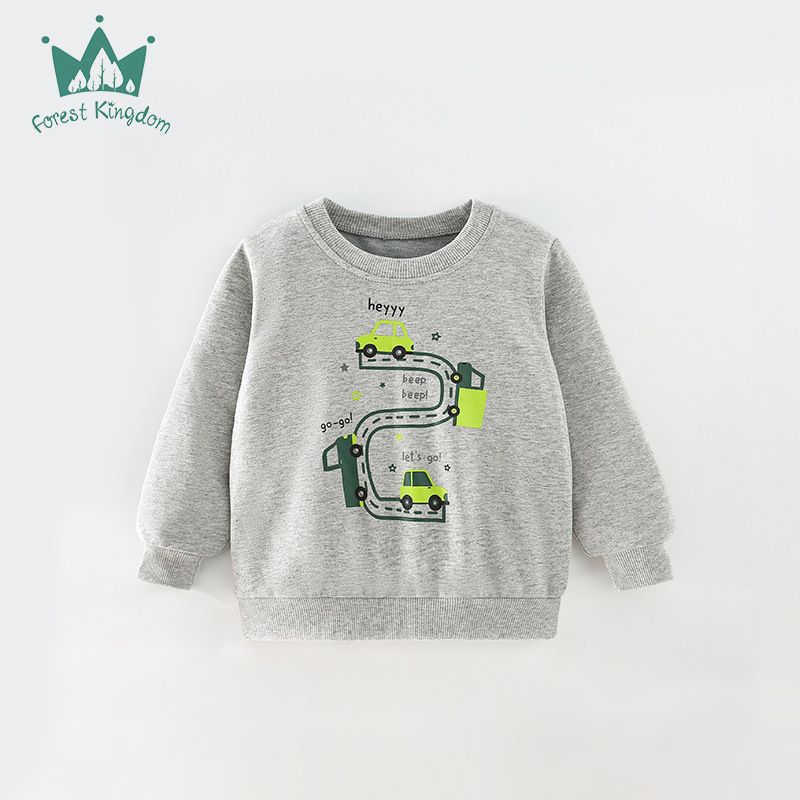 Felpa con cappuccio per bambini T-shirt a maniche lunghe per bambino autunnale Felpa con cappuccio in lana per bambini_voghion.com