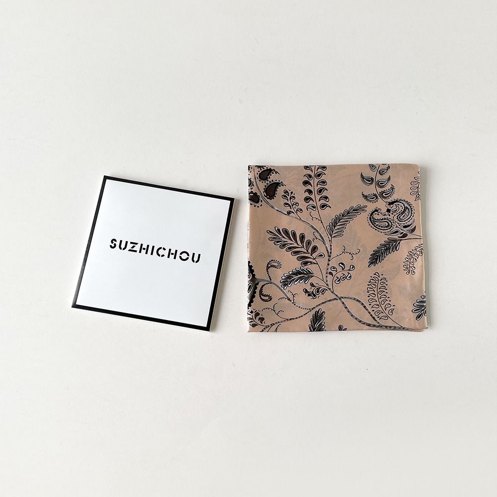 Zomer nieuwe zijden boxset 90cm grote vierkante sjaal elegant en nobel design geschenksjaal_voghion.com