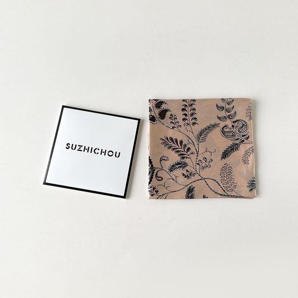 Zomer nieuwe zijden boxset 90cm grote vierkante sjaal elegant en nobel design geschenksjaal_voghion.com