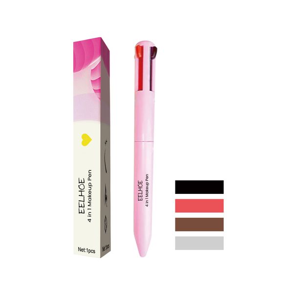 4 i EELHOE 1 Makeup Pen eyeliner Eyebrow Pen lipliner Highlighter 4 i 1 Makeup Pen Multifunktionel bærbar eyeler lipler_voghion.com