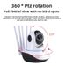 Bald Shaking Head Machine 360 Rotating Home Surveillance Wireless WiFi Network HD Night Vision Camera_voghion.com