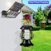 Solar Mosquito Lamp 2024 EU, IP65 Waterproof Insect Trap, 2000㎡ Coverage, Pet-Safe For Garden/Wall, USB Backup_voghion.com