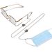 Catena per maschera fatta a mano con perline colorate in argento punk, accessori per occhiali antiscivolo_voghion.com