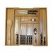 Set organizer espandibile per cassetti in bambù Oceanstar da 5 utensili_voghion.com