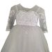 Kinderkleid Prinzessinnenkleid Kleines Mädchen Hochzeitskleid_voghion.com