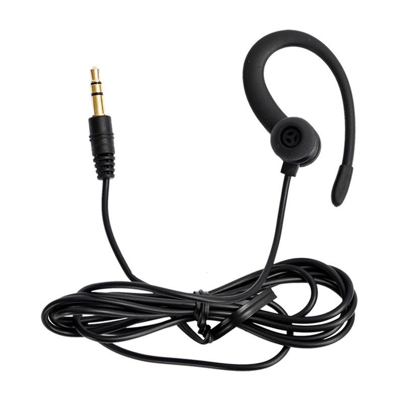 Unilateral Bluetooth Receiver Headset Without Lighing Short Cable Wired Single Earpiece HiFi Subwoofer High Sound_voghion.com