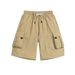 Herrenbekleidung Nylon Shorts mit elastischer Taille und großen Taschen_voghion.com