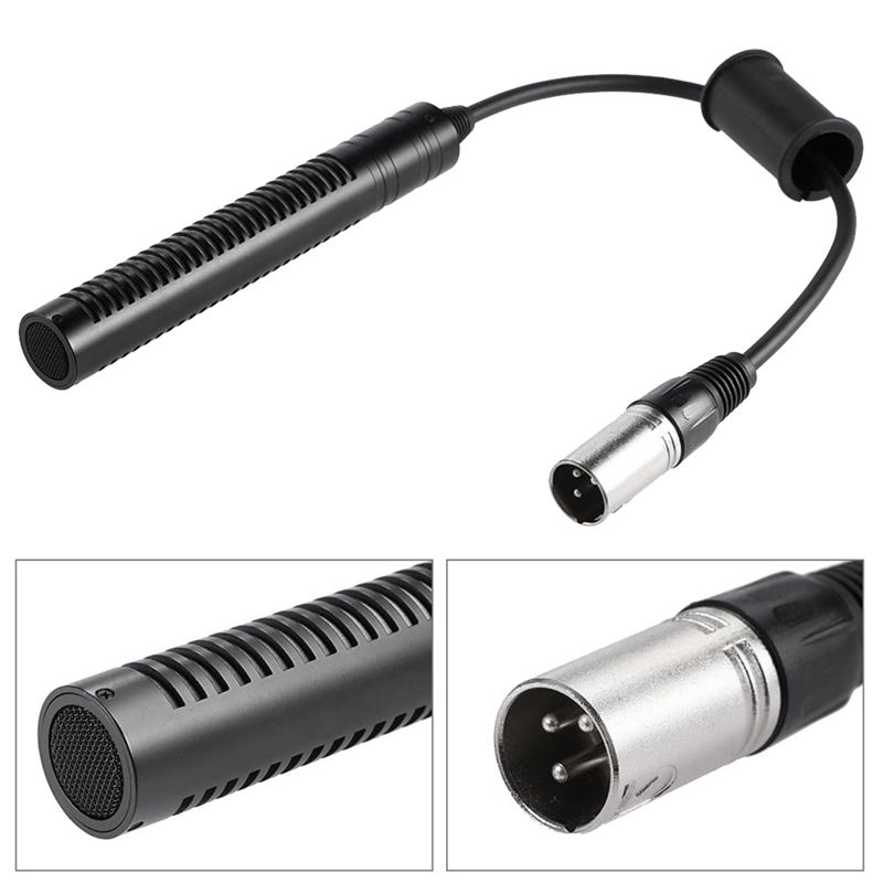 Video Recording Interview Stereo Condenser Camera Microphone Mic For Sony Panosonic Camcorder_voghion.com