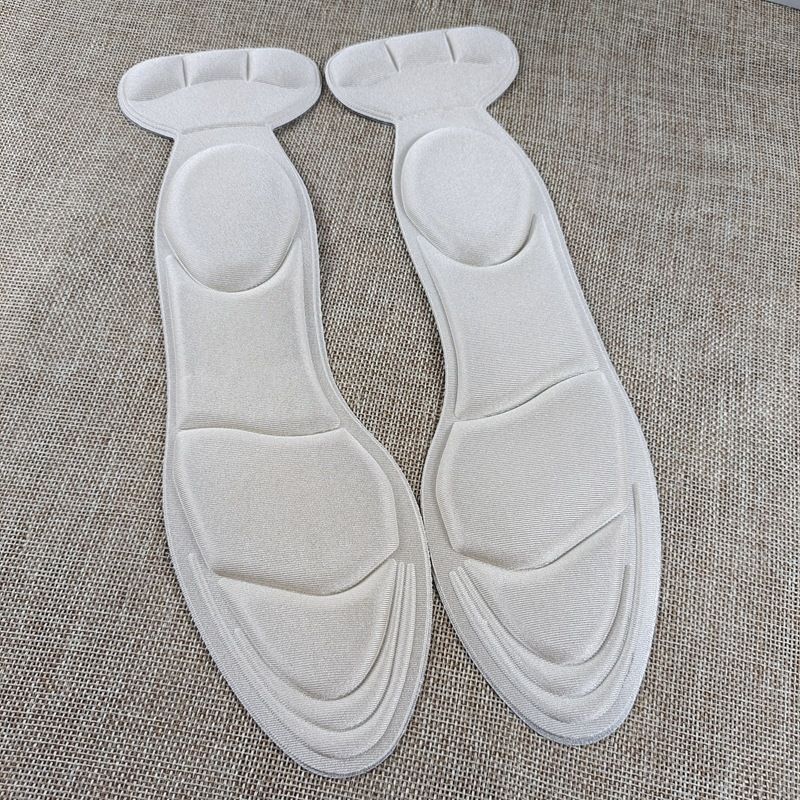 Cuttable High Heel Insole 4D Summer Thick Breathable Female Anti Slip Massage Two In One Insole Shoe Adjustment Heel Sticker_voghion.com