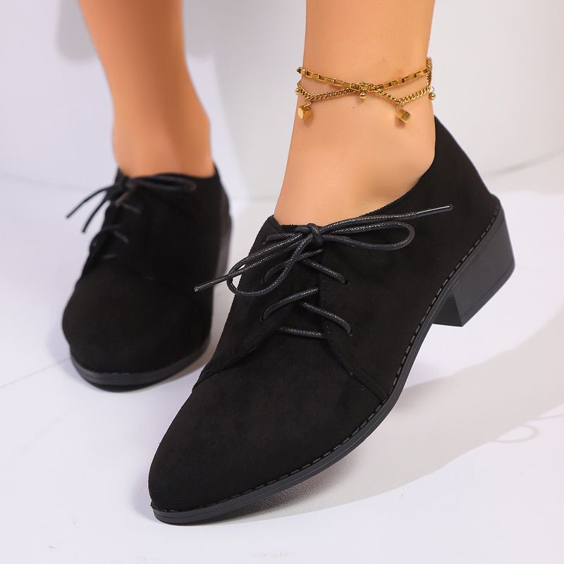 Scarpe singole, stivali corti alla moda con stampa leopardata retrò_voghion.com