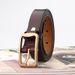 New women's genuine leather  versatile belt two-layer cowhide pin buckle decorative belt student trendy trouser belt  _voghion.com