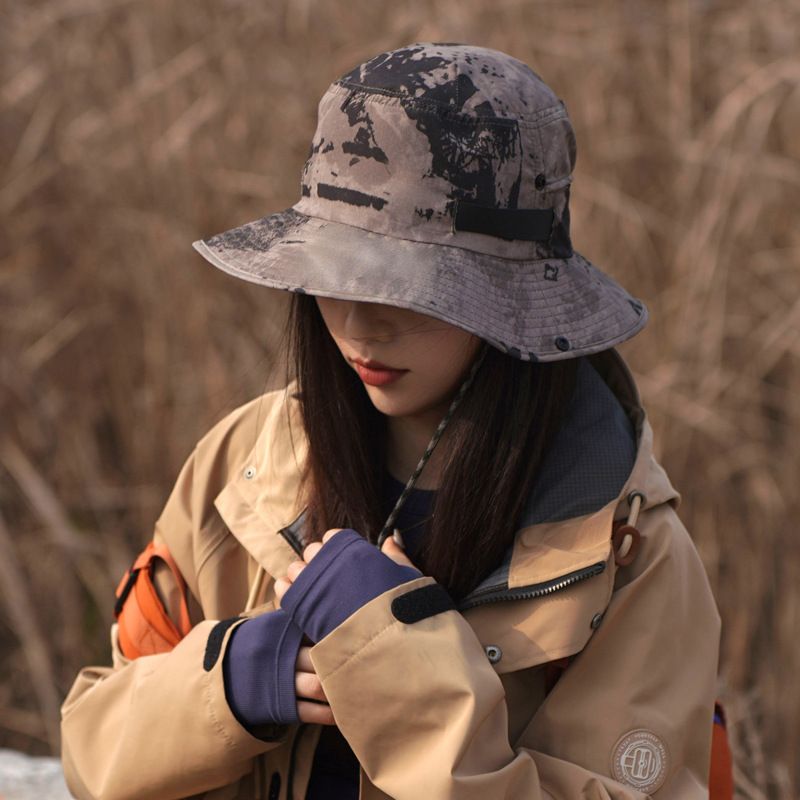 Chapéu de pesca para trilha feminino - Proteção solar FPS 50+ para aventuras ao ar livre, secagem rápida e estilo japonês_voghion.com