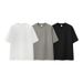 Men's Clothing Men's Wear | American Deconstructed Splicing Short Sleeved T Shirt 2025 Spring And Summer New American Street Heavyweight Ins Top_voghion.com