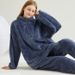 Autumn And Winter Pajamas Couple Loungewear Pullover To Keep Warm And Comfortable_voghion.com