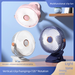 USB Clip Fan, Small Rechargeable Desktop Electric Fan, Strong Wind Silent Operation For Office, Dormitory, Bedside_voghion.com