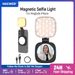 NEEWER BASICS Magnetisch selfielicht voor Mag Safe iPhone, CRI95 700lx/0.3 Opvouwbare LED-telefoonvulringverlichting met spiegel_voghion.com