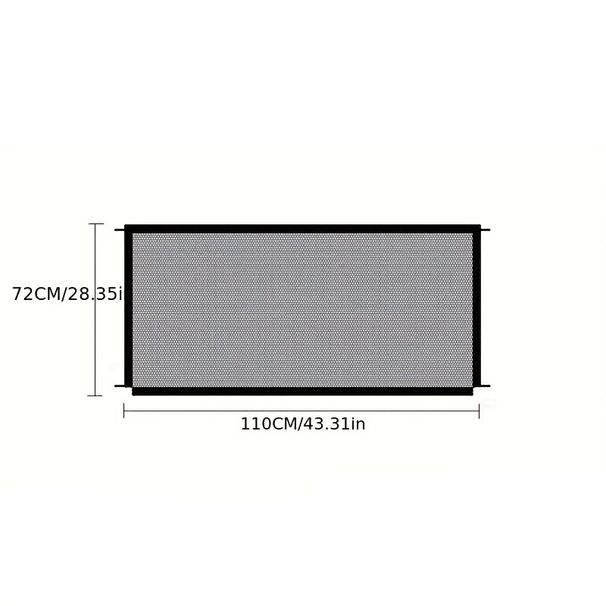 Rideaux anti-chien barrière de sécurité pliante salon filet de blocage_voghion.com
