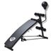 Adjustable Incline Curved Workout Fitness Sit Up Bench_voghion.com