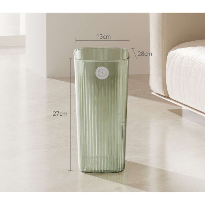【 Hedou 】 Papelera para el hogar, alta belleza, nueva, ligera, de lujo, interior, para celebridades, cocina, sala de estar, baño, papelera_voghion.com