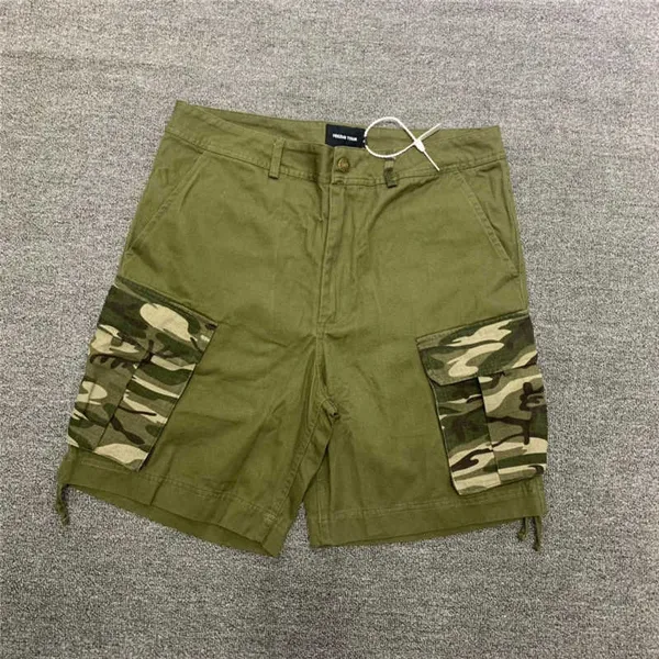 Uomo Uomo Donna 1 Pantaloncini multi-tasca color block con tasca grande cargo mimetica della migliore qualità T221129_voghion.com