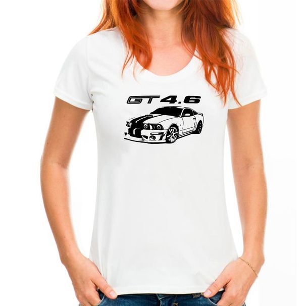 Mustang Gt 4.6 Siluetă Artă Personalizată Moale Tricou Multi Culori Shelby Moda Bărbați Cămașă Bărbați Vară Casual Pescuit T_voghion.com