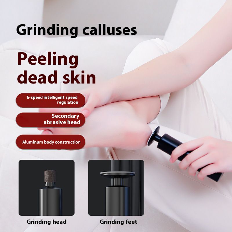 Elektrikli Ayak Törpüsü Nasır Sökücü, Ölü Deri İçin 9 Kademeli Ayarlanabilir Pedikür Öğütücü, Güçlü Topuk Bakım Aleti_voghion.com