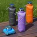 New Foldable Food Grade Silicone Collapsible Cup Telescopic Anti-Scalding Outdoor Cycling Travel Storage Water Bottle_voghion.com