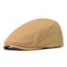 Unisex All-in-one Retro Beret For Men Simple Cap For Women Knitted Front Cap Light Plate_voghion.com