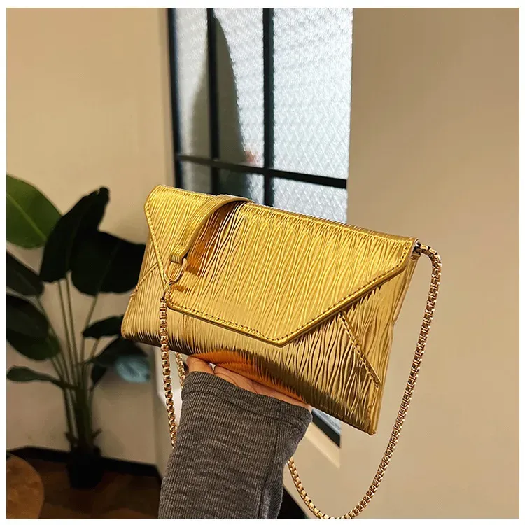 Chic Shoulder Crossbody Bag Versatile Square Purse With Trendy Chains 2024 Colors | Free Shipping 2440_voghion.com