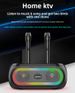 ZQS4247 Přenosný karaoke Bluetooth reproduktor Domácí bez zvuku s mikrofonem Venkovní domácí KTV_voghion.com