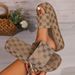 Women's Platform Slippers – Embroidered Non-Slip House Shoes With 4.5cm Sole (4 Colors/Up To EU 43)_voghion.com