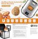 PSMBF003 Gluten Free Maker 15in1 Automatic Bread Maker 2.8 Inch LED 15h Timer 2 Lbs 1.51 Lb 1 Lb American Italian French Whole Wheat Bread_voghion.com
